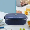 Dinnerware Sets Dual Use 2 In1 Home Car Electric Heated Lunch Box 220V 110V 24V 12V Picnic Portable Truck Office Warmer Heating