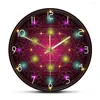 Wandklokken zaad van leven symbool moderne klok mandala bloem heilige geometrie abstract kunstthapiences home decor