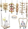 Altre forniture per uccelli 8 pezzi Giocattoli Accessori per pesce persico per pappagallo Altalena scala Pet fai da te Africano Grigio Budgie papegaaien speelgoed jouet perroquet 230130