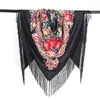 Sjaals driehoek sjaal winter thermische Russische retro print voor vrouwen