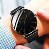 ساعة Wristwatches Watches for Men Quartz Wrist Watch Man Business Simple Wristwatch Stains Stains Stails Disual Bracele Top Brandwristwatches wi