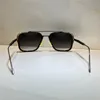 Svart överdimensionerad designer solglasögon EPLX08 Stil solglasögon anti-ultraviolet retre runda metall ram glasögonvarumärke pilot Eyeglas lnhx