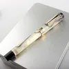 Fountain Pens Jinhao Centennial Tofu 18KGP Golden Plated M nib 07mm Akryl Ink 230130