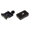 Tripods 1 Set Aluminium 50Mm Quick Release Plate QR Clamp & Pcs PU-25 Arca Swiss Standard