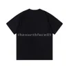 Luxury Fashion Brand Mens T Shirt Wave Boat Spear Print Short Sleeve Round Neck Summer Loose T-shirt Top Black White