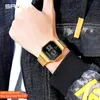 Bilek saatleri erkekler lüks su geçirmez dijital saatler izle LED dokunmatik ekran Tüm çelik kayış alaşım sporu relojes hombre montrewristwatches wris