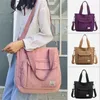 Bolsas de almacenamiento de gran capacidad, bolsa de nailon impermeable, bolso de mano para mujer, bandolera informal, bolsos de hombro, mochila Convertible para mujer, de viaje