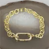 Bracelets à maillons, 5 pièces/lot, fermoir à ressort en Cz, composant plaqué Zircon cubique, bijoux, vente en gros