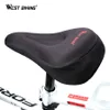 Rowerowy rower rowerowy rowerowe 3D Sile Spandex Nylon Gel Cover Siedzą wentylację miękka poduszka na siodła motocykla MTB 0130