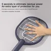 Pest Control 2-In-1 Electric Swatter Mosquito Killer Lampada Usb Batteria ricaricabile Alimentazione Bug Zapper Insetti Racket Kills 0129