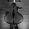 West Bikimg Bike bekväm MTB -cykel Stor säte kudde med reflekterande remschock absorptionscykling sadlar 0130