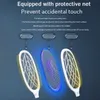 Pest Control 10LED Killer Lamp Electric Flies Swatter USB Rechargeable Summer Mosquito Trap Racket Anti Insect Bug Zapper 3000V 0129