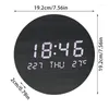 ساعات الحائط 7.5 بوصة LED Clock Nordic Silent Watch Tabl