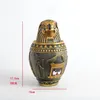 Kinesiska stilprodukter Pet Productsegypt Urn Ornament Carnopic Jar Home Decoration Anubis Storage 230130