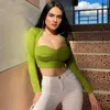 Women's T Shirts 2023 Hit Women Sexy Long-sleeves Tight Fashion Female Tops Clothing Nightclub Casual Solid-color Y2k Top Streetshirt