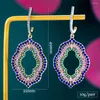 Stud Earrings SisCathy Luxurious Cubic Zirconia Women Hoop For Stylish Accessories Party Geometry Fashion Jewelry Drop Shiping
