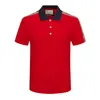 Herrpolos designer herr polo designer polos sommar sport fritid tees t-shirt lapel toppar smala andningsbara high-end varumärke man kort ärm t shirt sago