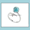 Band Rings Mermaid Foam Ring Hand Jewelry Female Temperament Versatile Simple Personality Fishtail Drop Delivery Dh9Ek