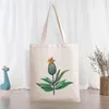 Opbergtassen canvas tas shopper cactus winkelen handtassen schouder casual handtas vrouwen hoge capaciteit eco