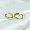 Hoop oorbellen Agsnilove 14k Gold Golde Huggie Simple Style Lichtgewicht Hoops Women Everyday Office Dragen sieraden