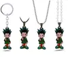 Keychains Game Jewelry X KeyChain Gon Freecss License Pendant Key Ring Holder For Women Men Christmas Gifts
