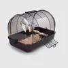 Bird Cages Portable Pet Parrot Transport avec mangeur de transport entièrement détachable Improvisionnelles 230130