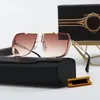 Diseñador de moda Gafas de sol para mujeres Vintage Mens Rays Buffalo Horn Gafas Mach Gold Silver Metal Piernas Marco completo Sunglass Mens Trave JDIW