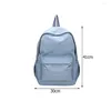 Storage Bags Fashion Women Solid Color Nylon Backpack Students School Large Capacity Handbags Rucksack For Teenager Girls Dropship#20