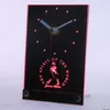 Orologi da parete Tnc0125 Orologio da tavolo da tavolo a LED 3D Johnnie Walker