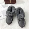 Boots Women with Extra Fleece Thickening Fall/winter 2022 for Pregnant Going Out Cute Plush Cotton Platform Shoes 221215