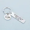 Keychains Fashion Keychain Drive Safe I Need You Here With Me Keyring Stainless Steel For Couples Jewelry Gift Key Chain