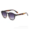 Lunettes de soleil Nouvelles lunettes de soleil fauves à monture ronde en forme de T pour femmes Tiktok même style lunettes de soleil de mode personnalisées T2201292