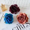 Decorative Flowers & Wreaths 100Pcs Artificial Silk Rose Scrapbook Bridal Accessories Clearance Wedding Home Decoration Christmas Garland Fl