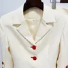 Womens Suits Blazers Tide Marka Retro Moda Tasarımcısı Ceket tek göğüslü ince artı boyutu Kadın Giyim A239