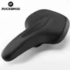 s ROCKBROS Soft Breathable Anti-shock Thicken Widened Cushion MTB Mountain Road Bike Saddle Skidproof Bicycle Seat 0130