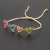 Link armbanden go2boho miyuki zaad kralen fabriek levering verstelbare kleurrijke hart scherpe stijl handgemaakte armband