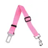 Dog Collars Adjustable Seat Belt Harness Cats Car Safety Seatbelt Dogs Puppy Lead Traction Rope Pets Supplies Animal