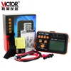 VICTOR VC60B plus VC60D plus VC60E plus Resistenza di isolamento digitale Megger Meter Megohmmetro Display Shake Tester penna Nuovo.