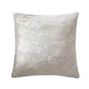 Housse de coussin en velours, taie d'oreiller décorative de luxe grise pour canapé, décoration nordique pour la maison, salon, 45x45cm