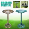 Other Bird Supplies 1 Pc Traditional Bath Feeder Pedestal Free Standing Garden Outdoor Table Yard Decoration Bathtub Drinking Basin 230130