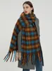 Halsdukar imitation kashmir kvinnor halsduk vinter vintage pläd halsva pashmina foulard bufandas invierno mujer wrap sjal