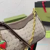 Catene Pochette Borsa a tracolla Borsa a mano ascellare 11 Donne Hobos Portafoglio sotto il braccio Borsa a tracolla Lettere di moda Cerniera Hardware Cinturino in tela staccabile