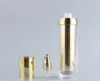 Storage Bottles 50ml Shiny Mirror Gold Acrylic/plastic Bottle Lotion/emulsion/serum/foundation/toner Whitening Skin Care Container Pump