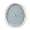 ساعات الحائط الإبداعية على مدار الساعة الأوروبية الخشب 12 بوصة سجل حديث تصميم صامت معدن ديكور ديكور Reloj de Pled