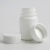 100 X 30ml HDPE Solid White Pharmaceutical Pill Bottles For Medicine Container Packaging