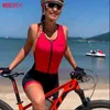 Sets Women's Clothing Jumpsuit Sleeveless Sports Suit Summer Road Cycling Riding Gear Mtb Jersey Triathlon Sportswear Z230130