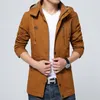 Jaquetas masculinas bingchenxu homens de inverno masculino Business Windbreaker Long Cotton Cotton Fashion Casaco de outono Maleclothing 2023