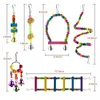 Autres fournitures pour oiseaux Combinaison de jouets pour perroquets Accessoires Articles Bite Pet pour la formation Swing Ball Bell debout 230130