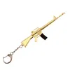 Keychains de caza para hombres Mujeres Toy Gun Metal Pequeño Keychain M762 98K Cobantilio