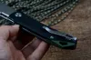 Twosun Pocket Folding Knife Combat D2 Blade Satin Ball Bearing Wasker Fast Open Black G10 Handle with Lanyard Hole EDC Tool Outdoor TS502